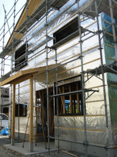 戸建て住宅への施工